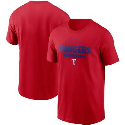 Nike Texas Rangers Blue Logo Legend Short Sleeve T Shirt