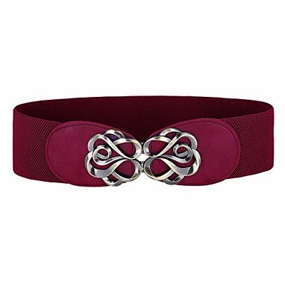 Pink Stretchable Belt, Plus Size