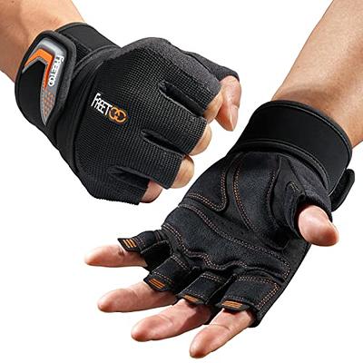 Special Essentials Weightlifting Gym Gloves for Men and Women - Fingerless Workout Gloves with Non-Slip Padding and Wrist Strap – Perfect for