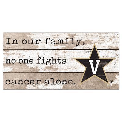 New Orleans Saints 2021 NFL Crucial Catch 6'' x 12'' Your Fight Is Our Beat Cancer Sign