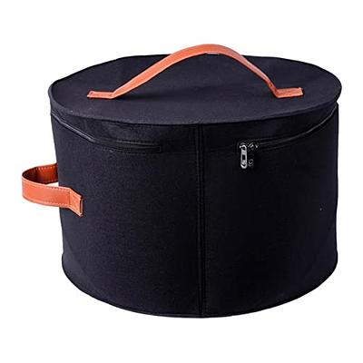 Munskine Hat Boxes for Women Storage & Men Hat Boxes with Lids - Large Capacity Hat Box Storage Round Box with Dust Proof Lid Toy Storage