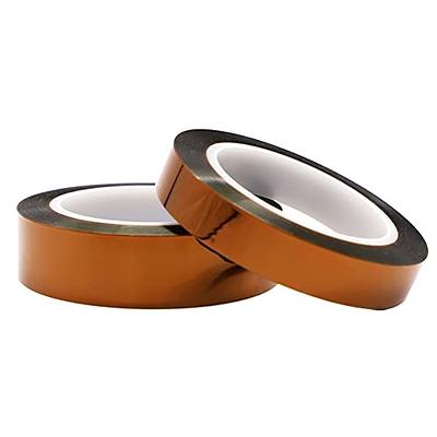 Qi Mei 2 Rolls Polyimide Adhesive Tape High Temperature Heat Resistant Tape Sublimation  Tape 10mm X 31yd Tape - Yahoo Shopping