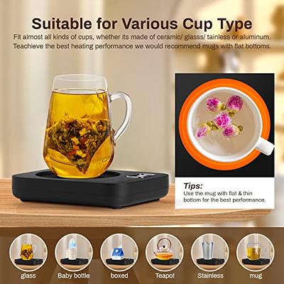 Misby Mug Warmer, Upgrade Coffee Warmer for Desk with 3