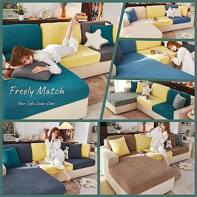 Couch Cushion Cover, Stretch Sofa Seat Slipcover Removable Sofa Cover Seat  Cushion Cover Scratch Resistant Sofa Cushion Cover For Living Room Cushion  Couch - Temu