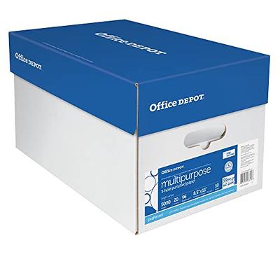  Office Depot White Copy Paper, 8 1/2in. x 11in., 20