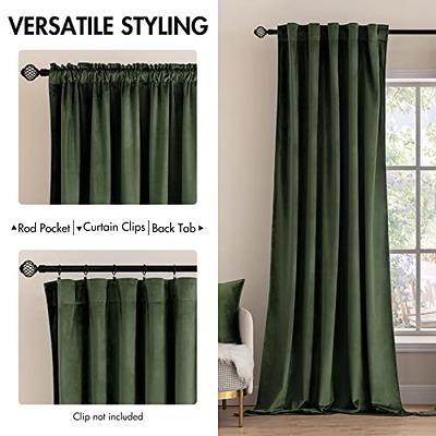  MIULEE 2 Panels Solid Color Sheer Curtains 108 Inch