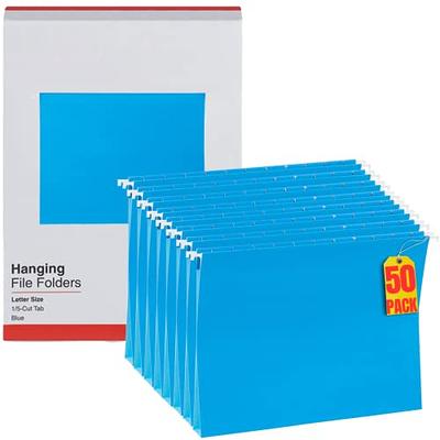 Blue Hanging File Folders Letter Size