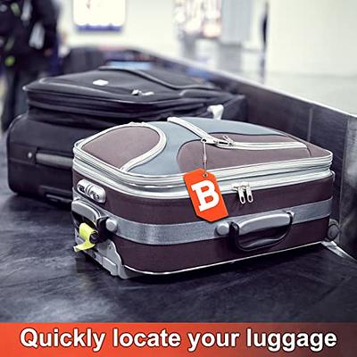 4 Luggage Tag Label ID Address Name Suitcase Baggage Cabin Bag