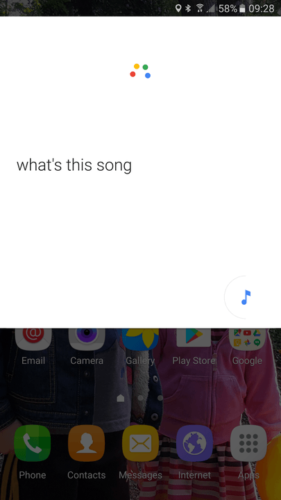 Google Now song