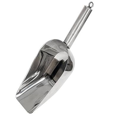 Met Lux 4 oz Stainless Steel #8 Portion Scoop - with Gray Handle