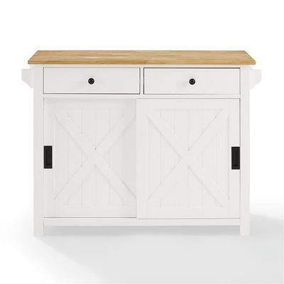 Modern Wood Kitchen Cart, White - Yahoo Shopping