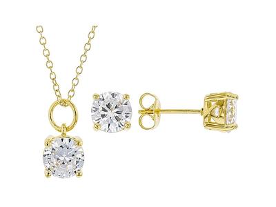 Luce Pendant & Drop Earrings in 18k Gold and Diamonds