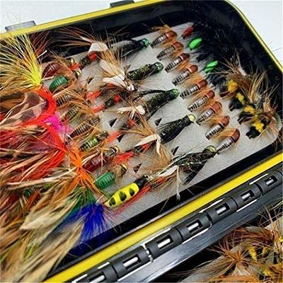 24-137Pcs Handmade Fly Fishing Gear with Dry/Wet Flies, Streamers