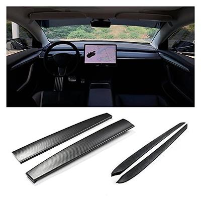 PFORME Decor Adhensive Panel Trims Compatible with Tesla Model Y/3 Interior  Dashboard & Door Wood Modification Cover Car Styling Mouldings (Color :  Matte Black 4pcs) - Yahoo Shopping