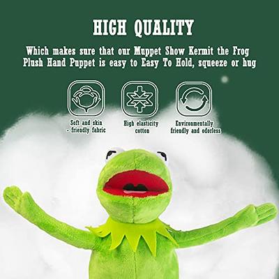 Kermit Frog Puppet, The Muppet Show, Soft Hand Frog Stuffed Plush