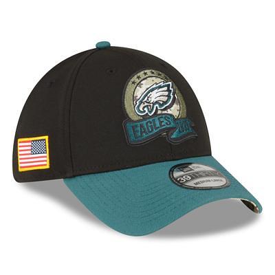 Men's New Era Stone Philadelphia Eagles 2023 Salute to Service 9TWENTY Adjustable Hat