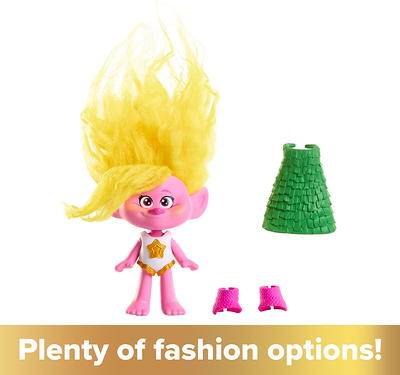  Mattel ​DreamWorks Trolls Band Together Hair Pops Small Doll,  Queen Poppy with Removable Clothes & 3 Surprise Accessories : Toys & Games