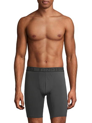 AND1 Men's Proplatinum Performance Boxer Briefs With Contour Pouch, 3-Pack  