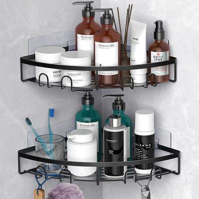 MALDIK Shower Caddy,2 pack,Adhesive Shower Organizer,No Drilling