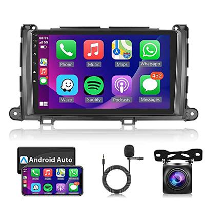 2G 64G Android Car Stereo for Toyota Sienna 2011 2012 2013 2014 Apple  Carplay, Rimoody 9'' Touchscreen Car Radio GPS Navigation WiFi Bluetooth FM  HiFi Android Auto Mirror Link + AHD Backup Camera - Yahoo Shopping