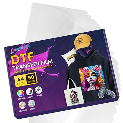 DSV DTF Ink for DTF Heat Transfer Film Printing Direct to Film, Refill for  DTF Printers Epson L1800, L800, R2400, XP-15000, P400, P800（5 * 250ML CMYKW