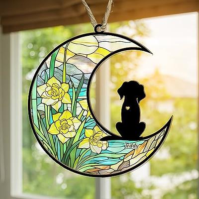 Personalized Dog Memorial Suncatcher Ornament - Custom Name Dog Decor, Dog  Memorial Christmas Ornament, Gift for Dog Lover, Loss of Pet Sympathy Gift,  Pet Remembrance Keepsake, in Loving Memory Gift - Yahoo Shopping