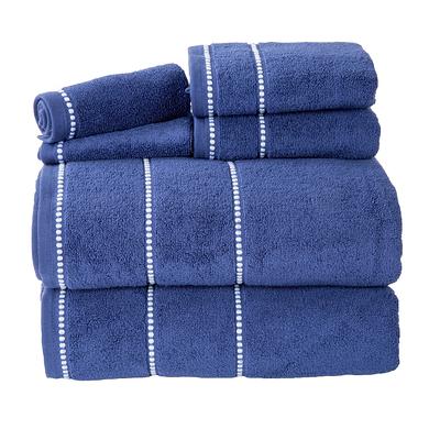 Windsor Home Quick Dry White Cotton Zero Twist 6-piece Towel Set