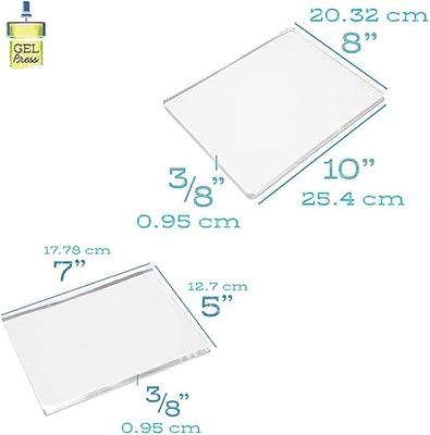 Gel Arts Gel Printing Plate for Printmaking Reusable Monoprinting