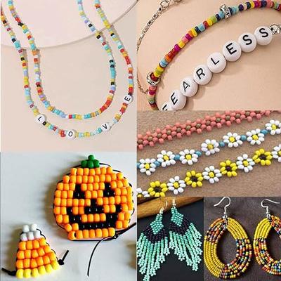  500PCS Acrylic Small Letter Beads Color for Jewelry Making  Alphabet Beads for Bracelets Kit Letters Beads for Necklace Making (Color  Words on White Background)