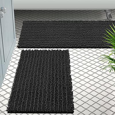 Premius Striped 2 Piece Non-Slip Bath Rug Set, 17x24, 20x32 Inches –  ShopBobbys