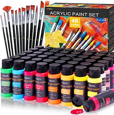 Bella Bora Paint Palette with 20 Wells | Painting Supplies Tray for  Watercolor, Oil, Acrylic Paints |Artist Mixing Paint Holder Organizer for  Painters