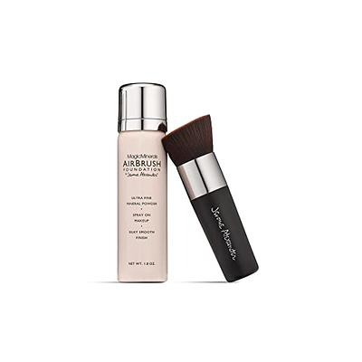 MagicMinerals AirBrush Foundation by Jerome Alexander – 2pc Set with Airbrush  Foundation and Kabuki Brush - Spray Makeup with Anti-aging Ingredients for  Smooth Radiant Skin (Bright Light) - Yahoo Shopping