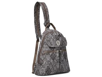 Baggallini Naples Convertible Backpack Tan Python One Size