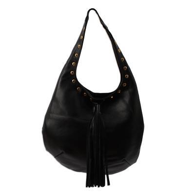 Hobo Leather Shoulder Bag - Yahoo Shopping