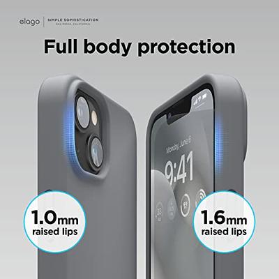  elago Compatible with iPhone 13 Pro Max Case, Liquid Silicone  Case, Full Body Screen Camera Protective Cover, Shockproof, Slim Phone  Case, Anti-Scratch Soft Microfiber Lining, 6.7 inch (Stone) : Cell Phones