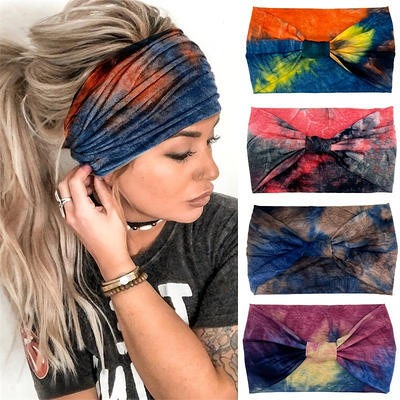  Artilady Long Scarf Scrunchies - 2 Pcs Boho Scarf