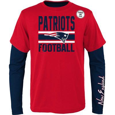 Women's Fanatics Branded Navy/Red New England Patriots Fan T-Shirt Combo Set