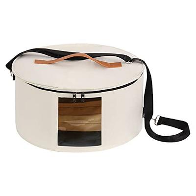 Ohiyoo Hat Box Hat Storage Box 16'' x 8'' Travel Hat Box Hat Boxes with Lids