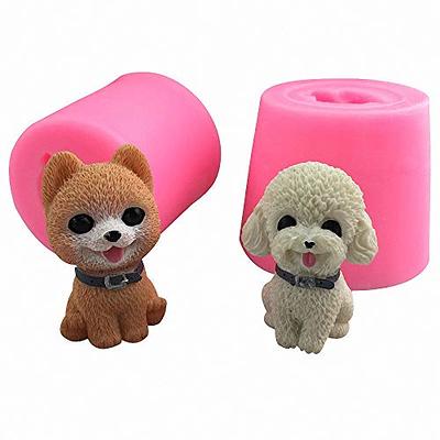 Shape Candle Mold Silicone Kitten Molds Resin Polymer Clay Wax Crayon Mould  For Diy