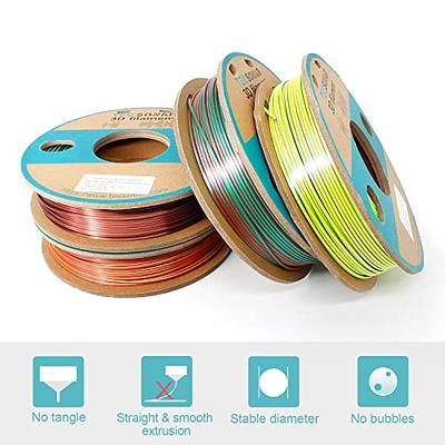 TECSONAR Tricolor PLA Filament 3D Filament 1kg Tri Coextrusion