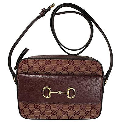 Gucci Horsebit 1955 GG Mini Bag in Burgundy