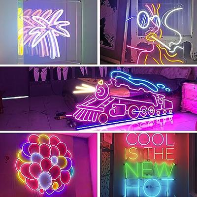 16.4ft Neon Rope Lights, RGB+IC LED Strip Lights with Music Sync