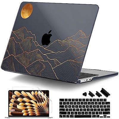 For MacBook Air 15” M2 A2941 Matte Hard Case + Keyboard Cover + Screen  Protector