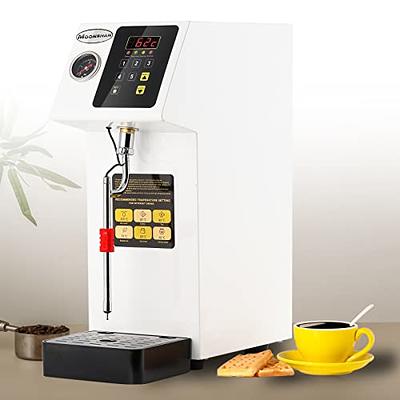 Moonshan Commercial Steam Milk Frother 20s Fast Heating Milk Steamer  Machine Boiler Quick Button Electric Fully-Automatic Coffee Foam Maker  Frothing Machine for Coffee, Milk, Bubble Tea, Milk Tea - Yahoo Shopping