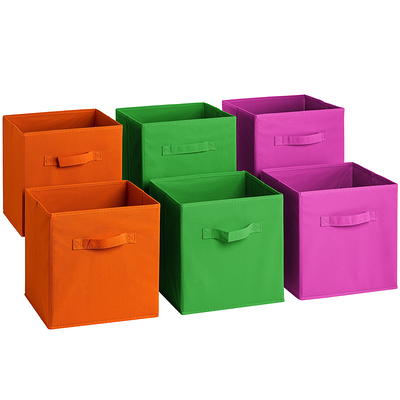 Home Storage Bundle - Drawer and Closet Bins, Purple, Green, Orange (6 Pack)  - Yahoo Shopping