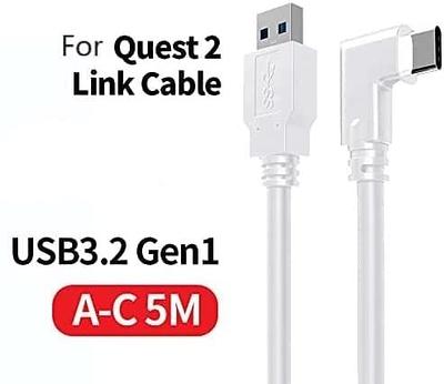 10FT Link Cable for Oculus Quest 2, Link Cable for Quest 2 High Speed Data  Transfer Charging Cable USB 3.0 to USB C Cable Charger for Oculus Quest 2