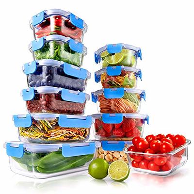 Brilliance Storage 24-Piece Plastic Lids | BPA Free Leak Proof Food Container