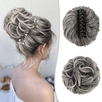 Juda Hair Buns for Women Girls, Messy Bun Hair Bun Extension, Fake Bun - Messy  Bun Scrunchies, Hair Flare Bun Accessories for Women Artificial Hair Donuts  Accessories - With Elastic Rubber band (