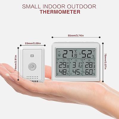 LOFICOPER Digital Indoor Outdoor Thermometer, Wireless Humidity Temperature  Meter, Temperature Humidity Gauge with 3 Sensors, MAX/MIN Record,  Comfort/Trend Indicator for Home, Office, Hotel - Yahoo Shopping