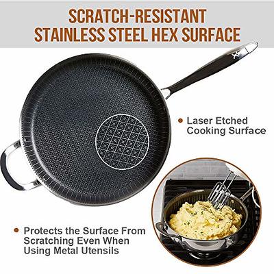 Copper Chef Titan Pan, Try Ply Stainless Steel Non-Stick Frying